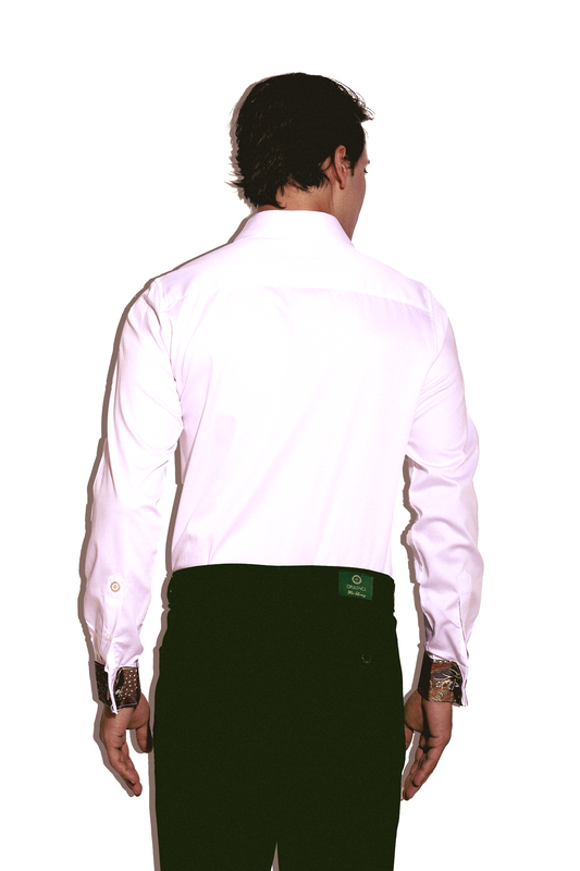 The Opulence Crossbody Gurkha trousers in Pine Green