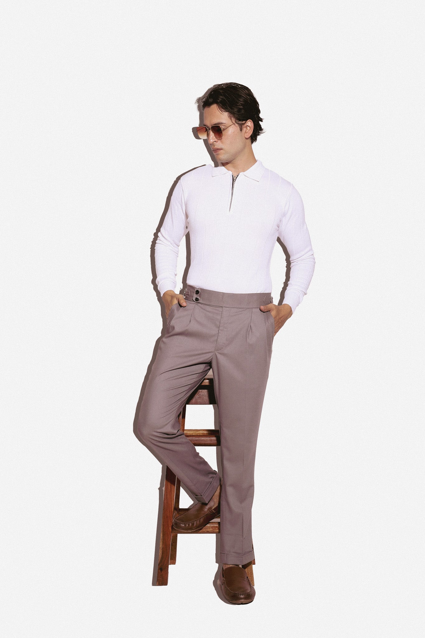 The Opulence Double button Gurkha Pants
