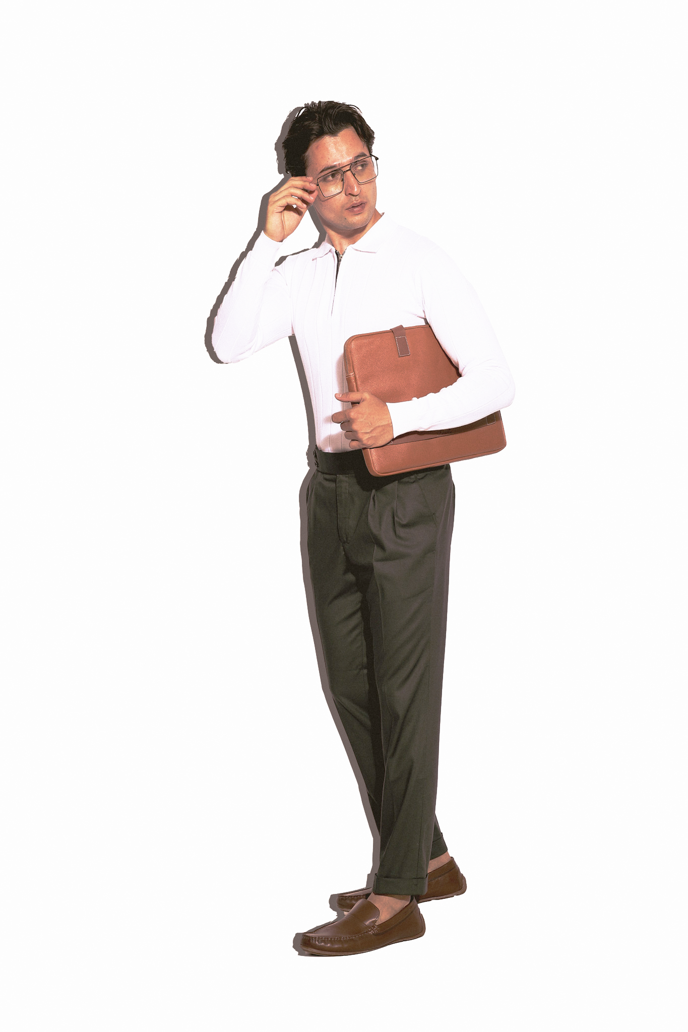 Double Button Gurkha Trousers - Pine Green