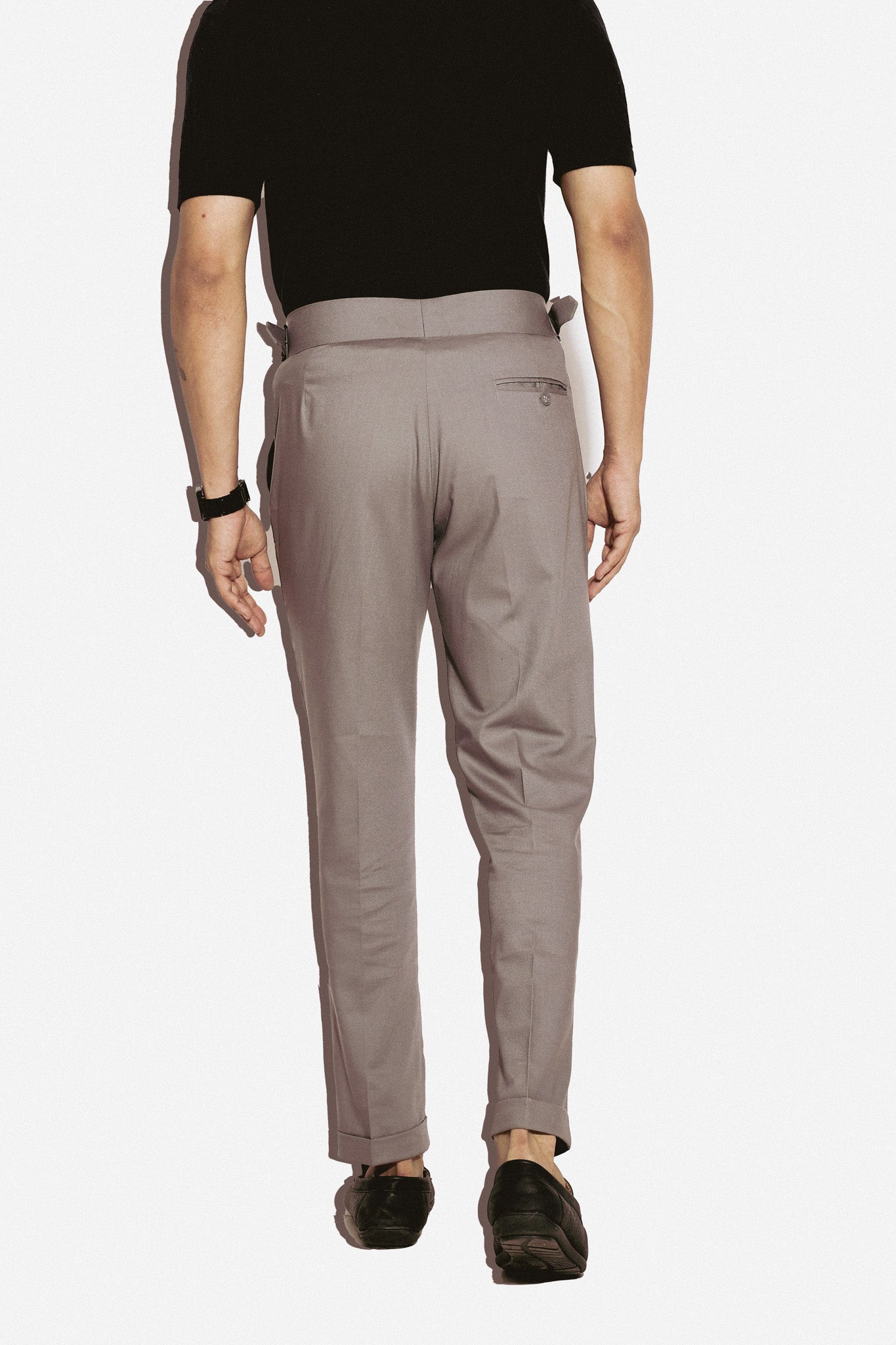 The Opulence Crossbody Gurkha pants in grey